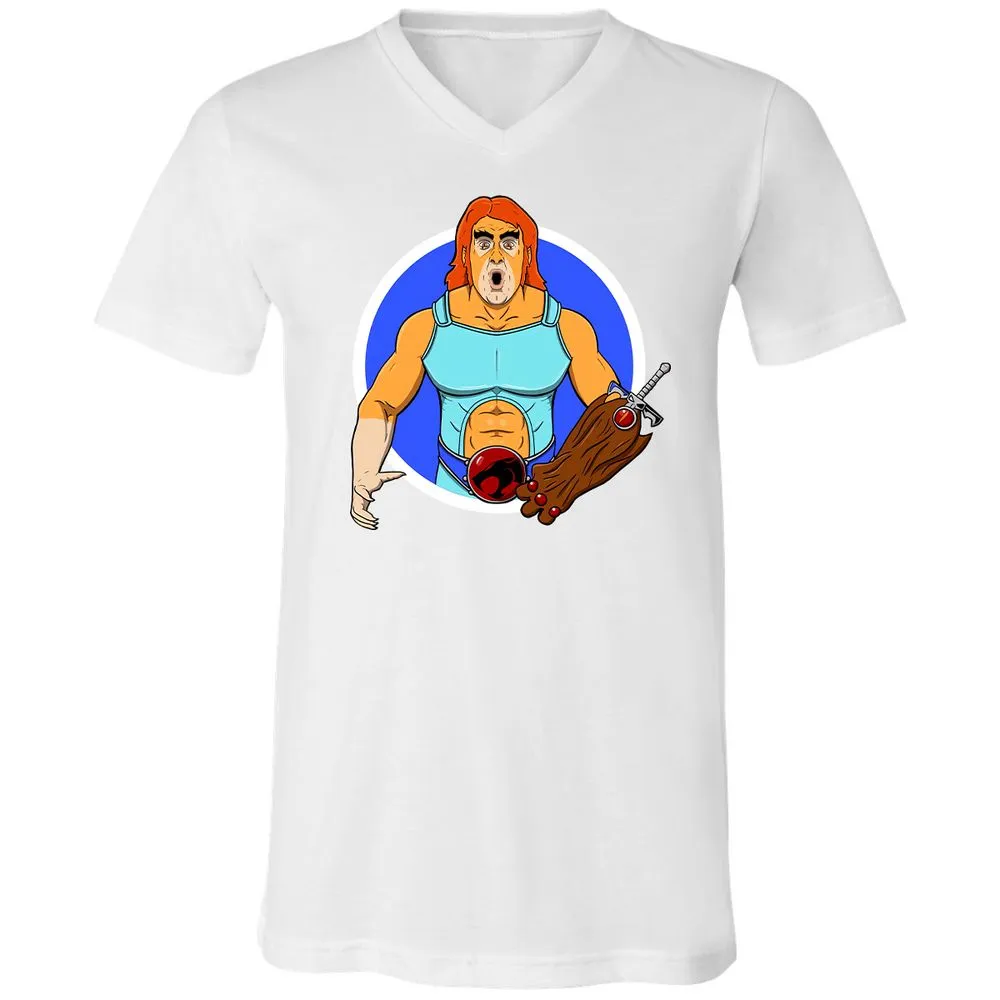 Unisex V-Neck T-Shirt - 44ZHN5FE - White - 5