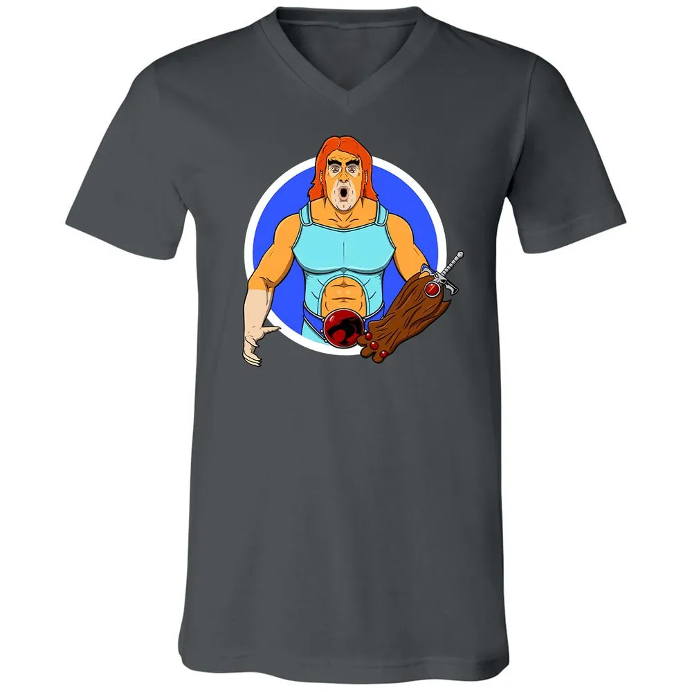 Unisex V-Neck T-Shirt - 44ZHN5FE - Asphalt - 12