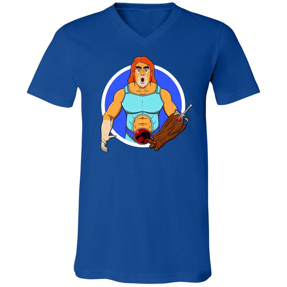 Unisex V-Neck T-Shirt - 44ZHN5FE - True Royal - 4