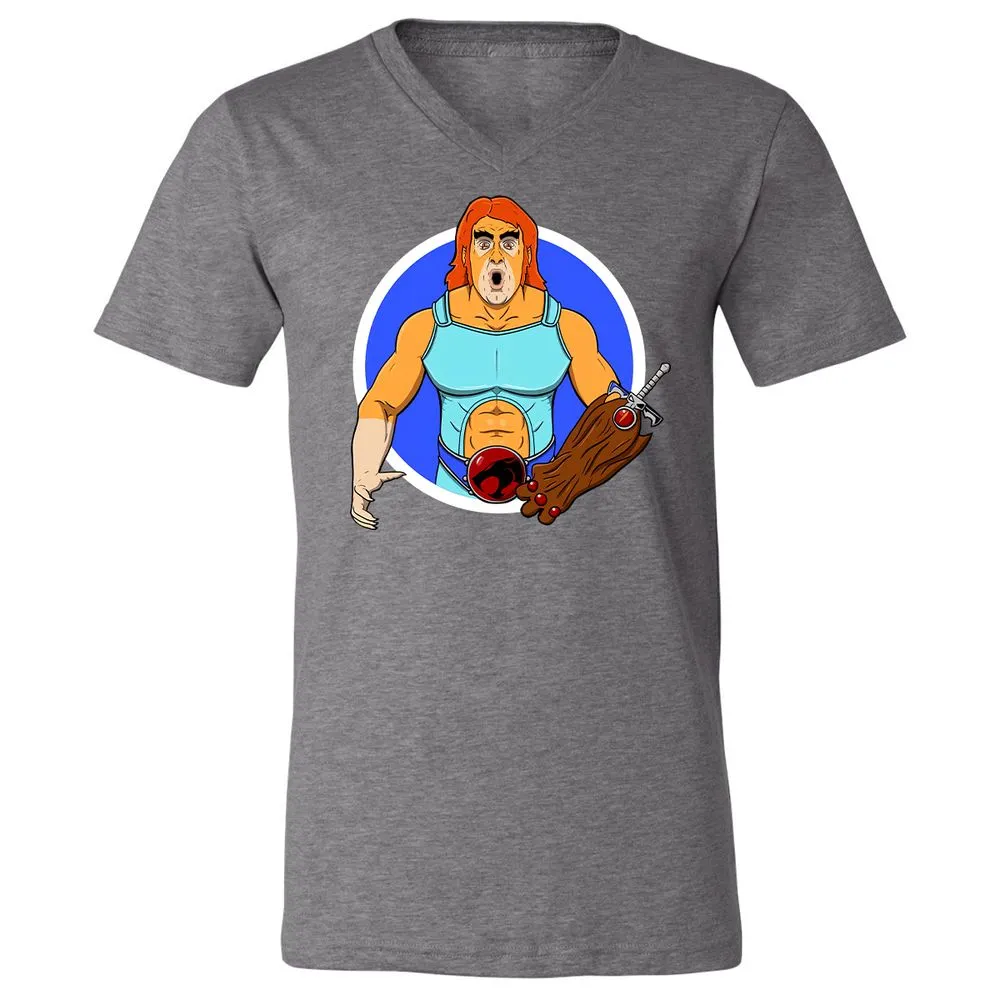 Unisex V-Neck T-Shirt - 44ZHN5FE - Deep Heather - 13
