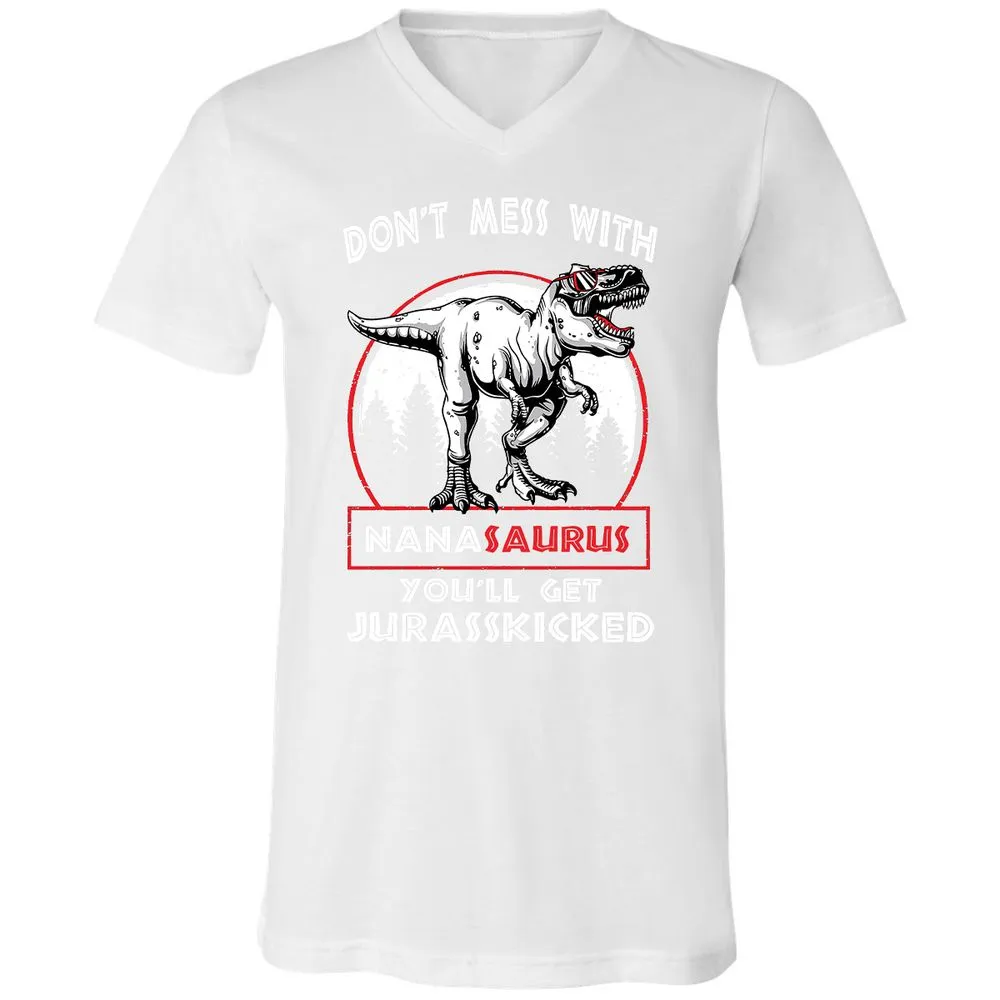 Unisex V-Neck T-Shirt - WUGKNY4E - White - 5