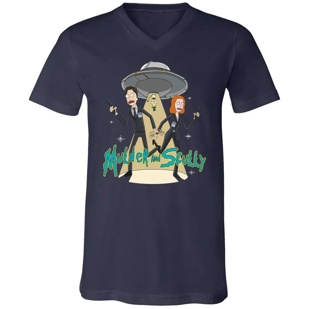 Unisex V-Neck T-Shirt - UBGAG5X2 - Navy - 2