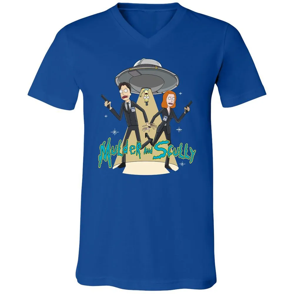 Unisex V-Neck T-Shirt - UBGAG5X2 - True Royal - 4