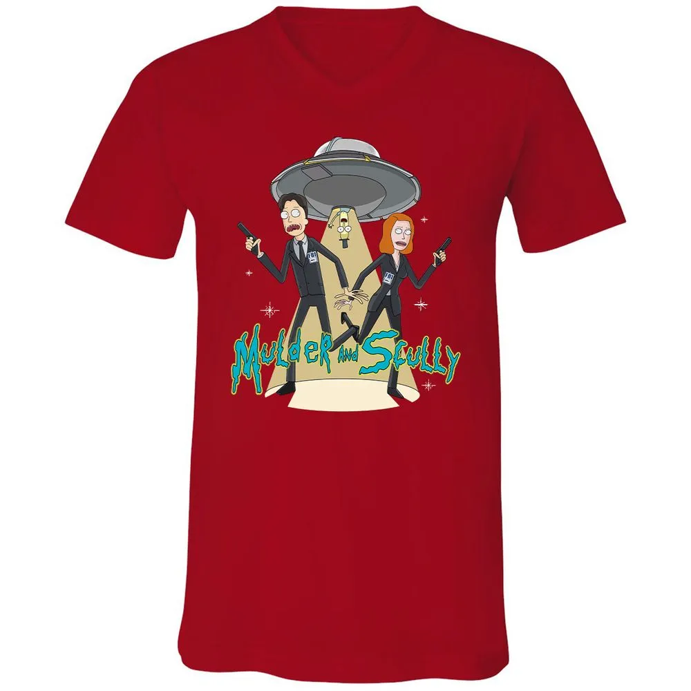 Unisex V-Neck T-Shirt - UBGAG5X2 - Red - 3