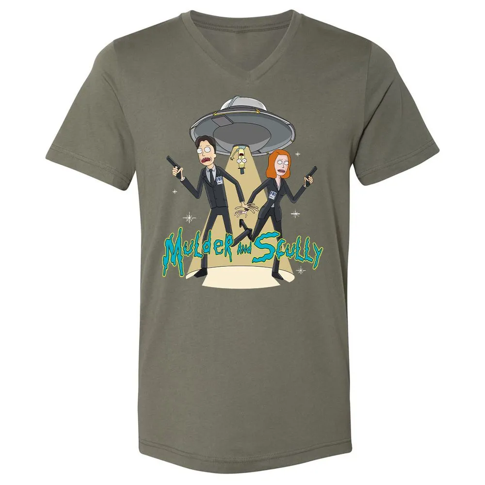Unisex V-Neck T-Shirt - UBGAG5X2 - Military Green - 10