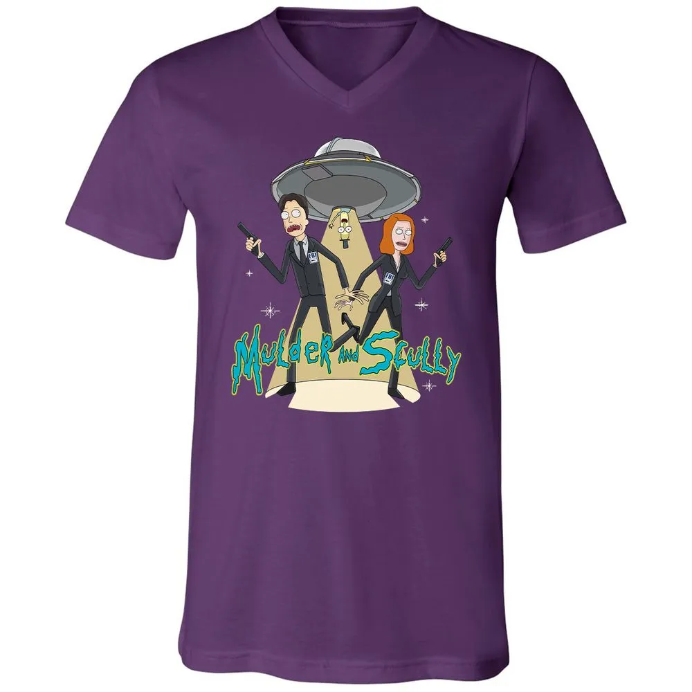 Unisex V-Neck T-Shirt - UBGAG5X2 - Team Purple - 9