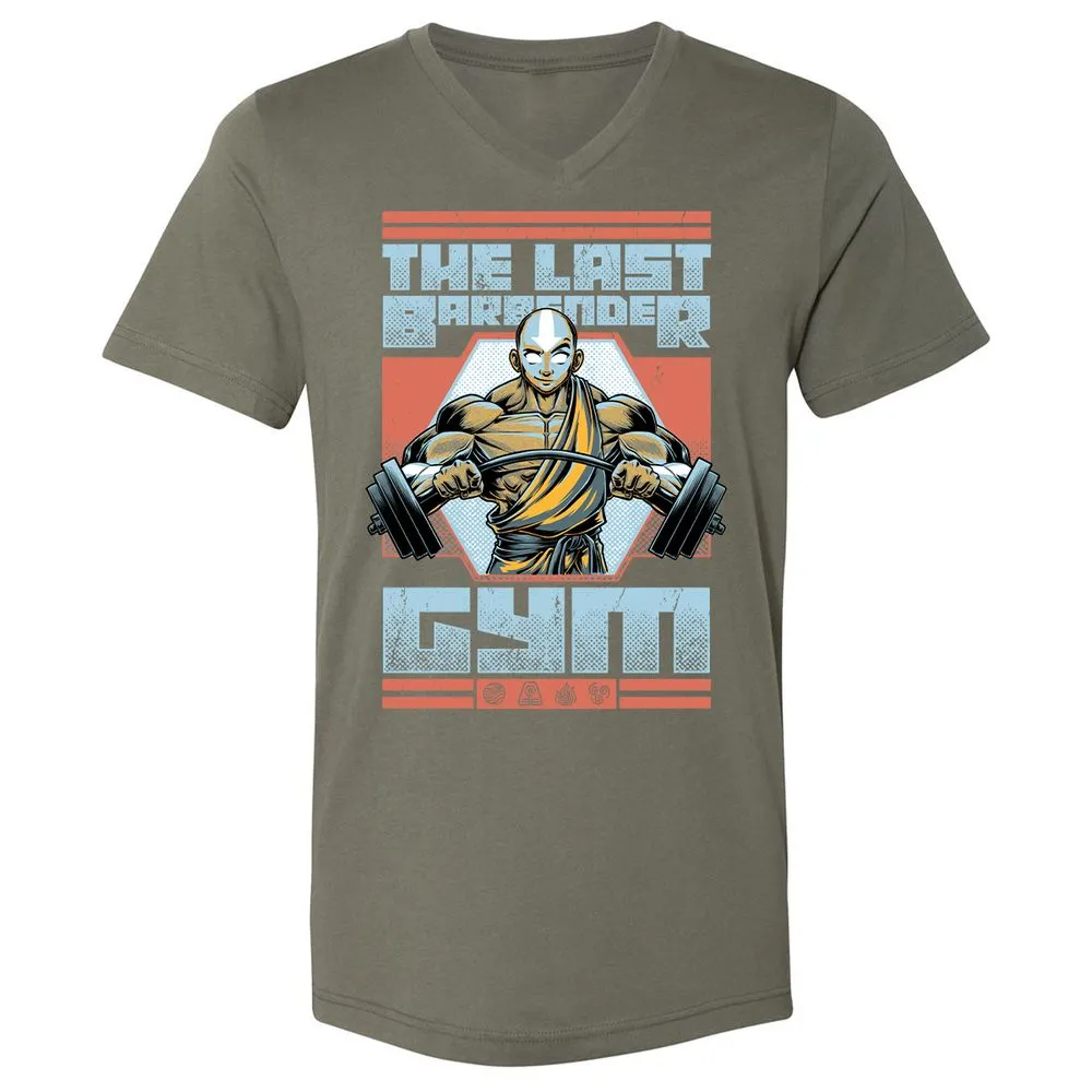 Unisex V-Neck T-Shirt - 7KTVVXB3 - Military Green - 10