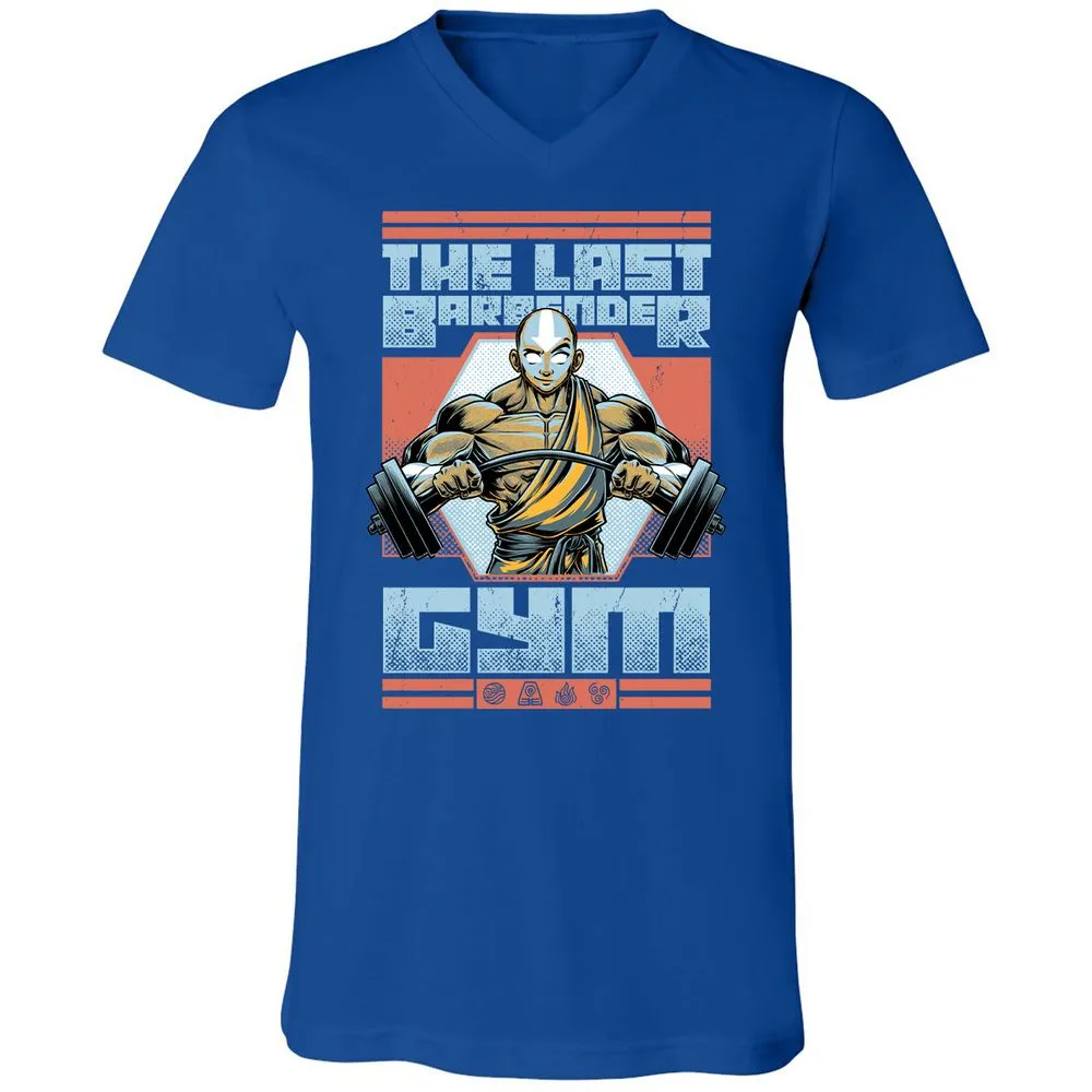 Unisex V-Neck T-Shirt - 7KTVVXB3 - True Royal - 4