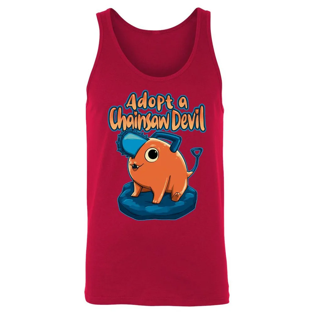 Unisex Jersey Tank - E4D6JFH6 - Red - 11