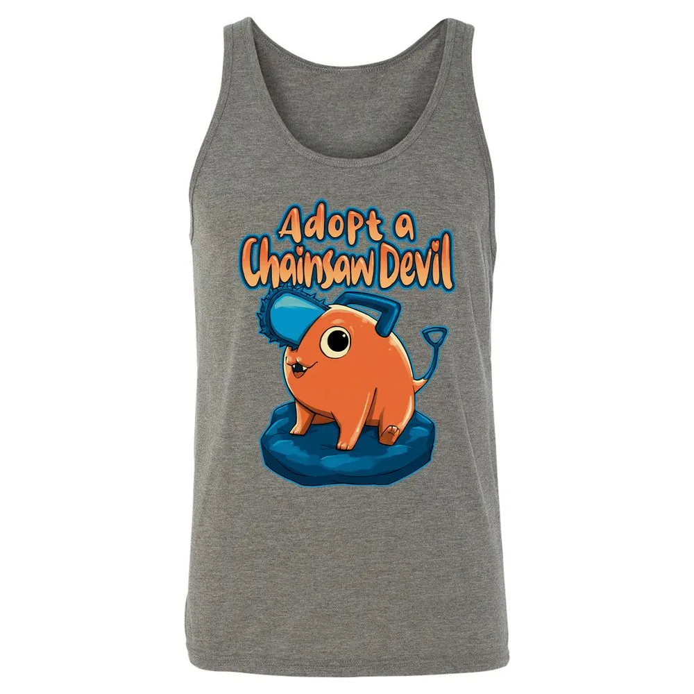 Unisex Jersey Tank - E4D6JFH6 - Grey Triblend - 8