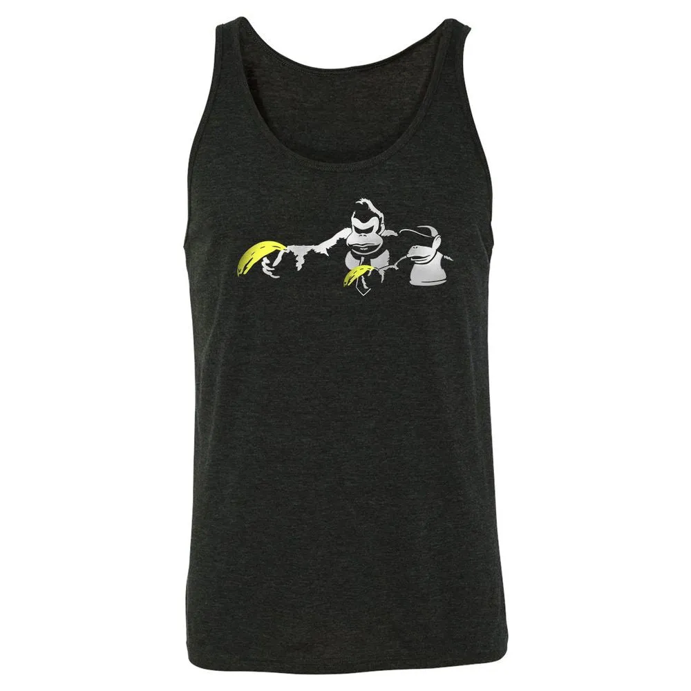 Unisex Jersey Tank - 94FBREHW - Charcoal Black Triblend - 5