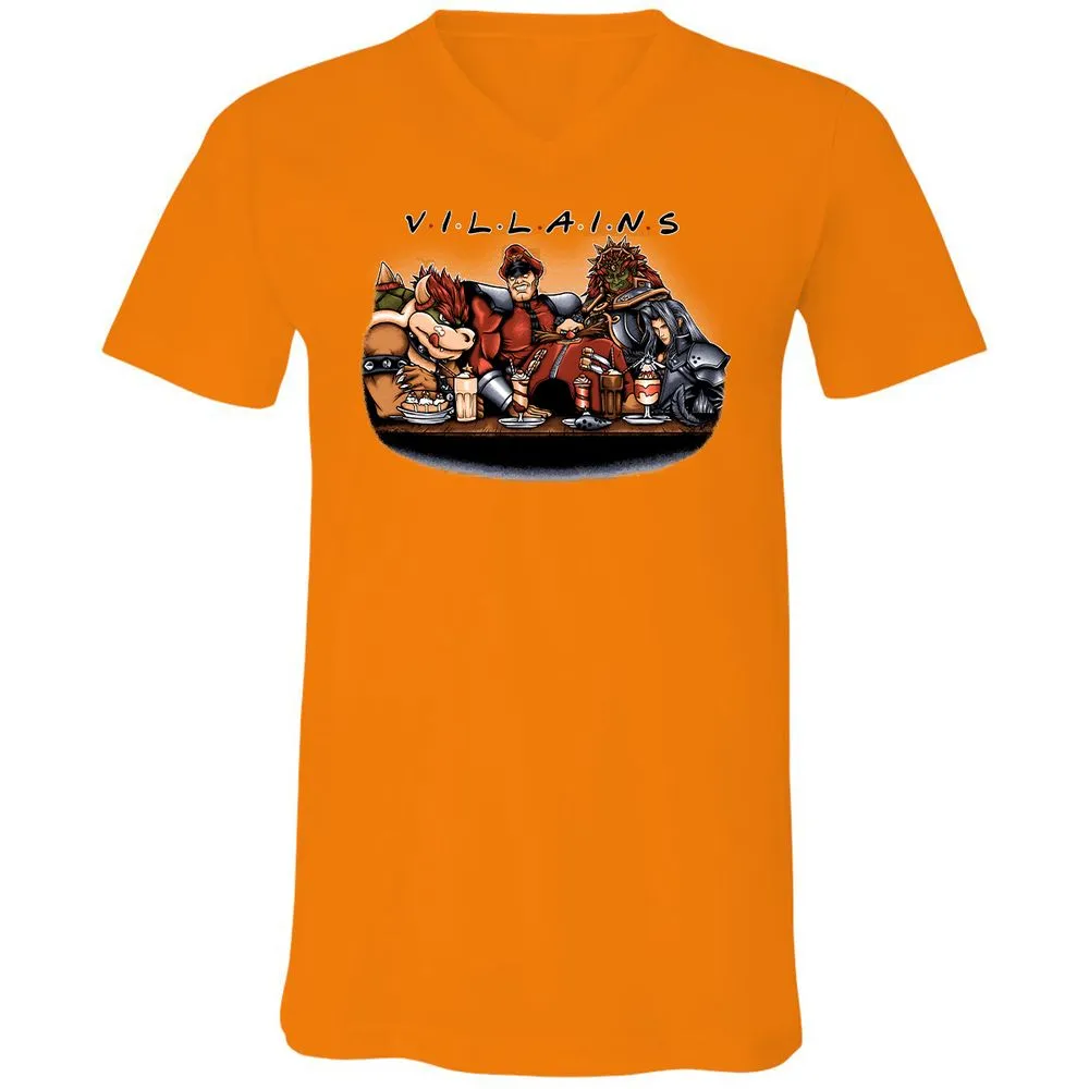 Unisex V-Neck T-Shirt - 3RR22SFN - Orange - 11