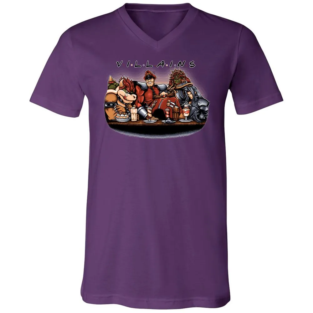Unisex V-Neck T-Shirt - 3RR22SFN - Team Purple - 9