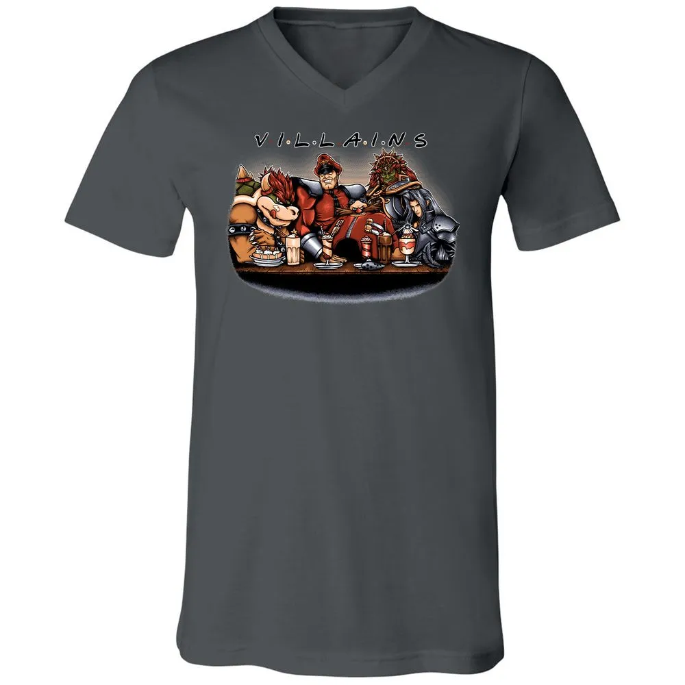 Unisex V-Neck T-Shirt - 3RR22SFN - Asphalt - 12