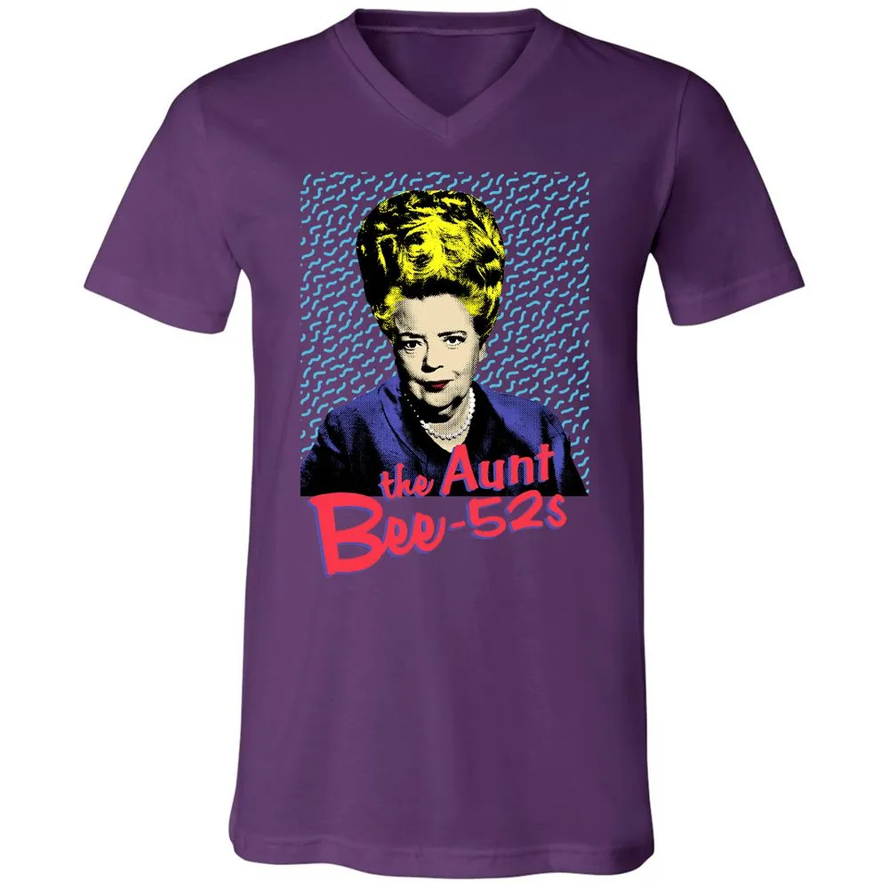 Unisex V-Neck T-Shirt - EGYY3W8Q - Team Purple - 9