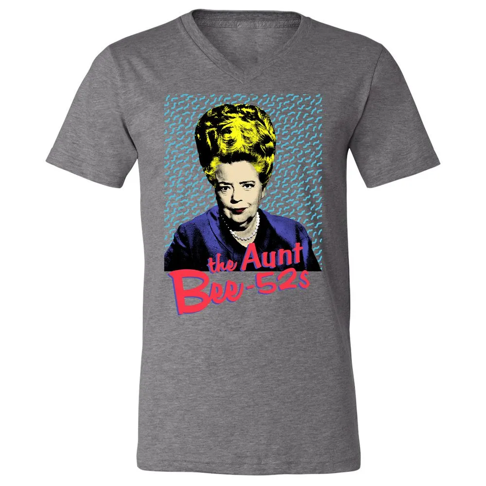 Unisex V-Neck T-Shirt - EGYY3W8Q - Deep Heather - 13
