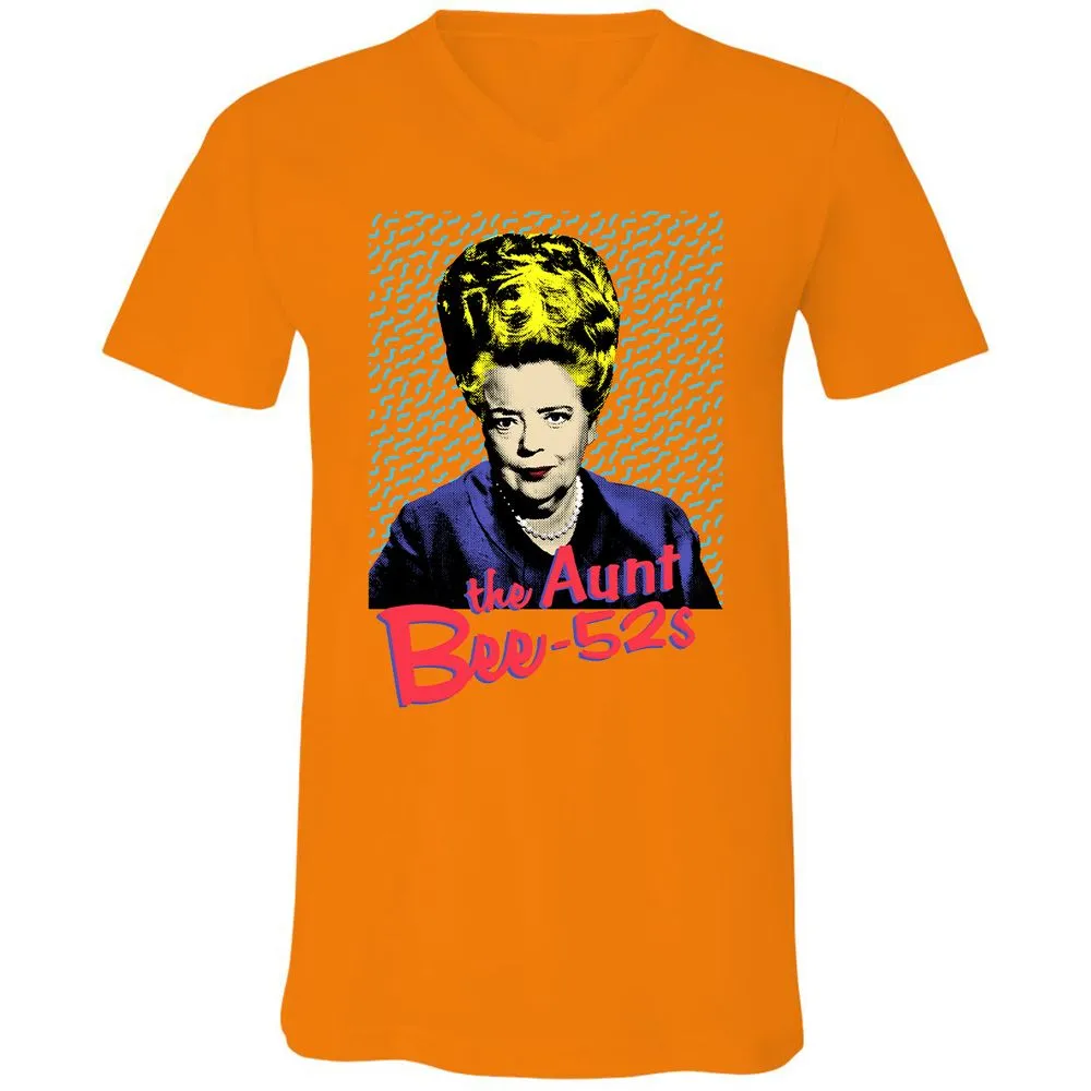 Unisex V-Neck T-Shirt - EGYY3W8Q - Orange - 11