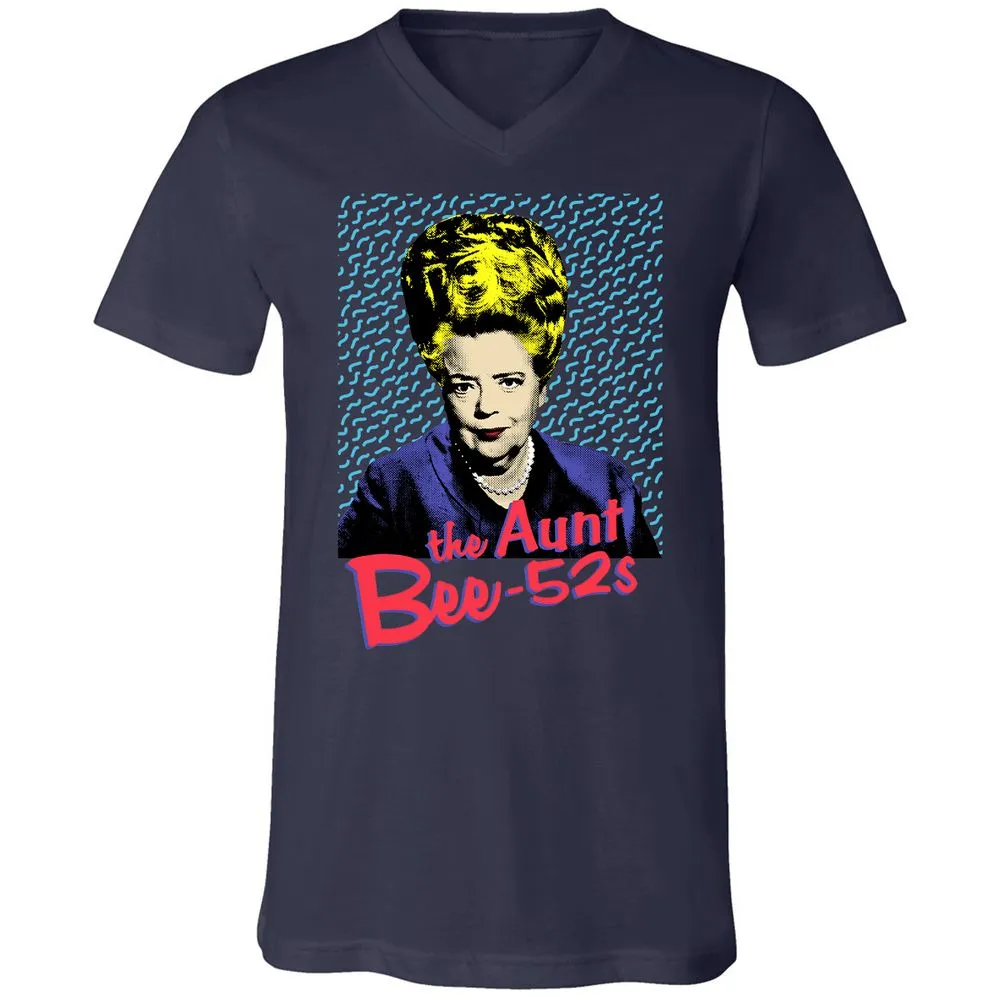 Unisex V-Neck T-Shirt - EGYY3W8Q - Navy - 2