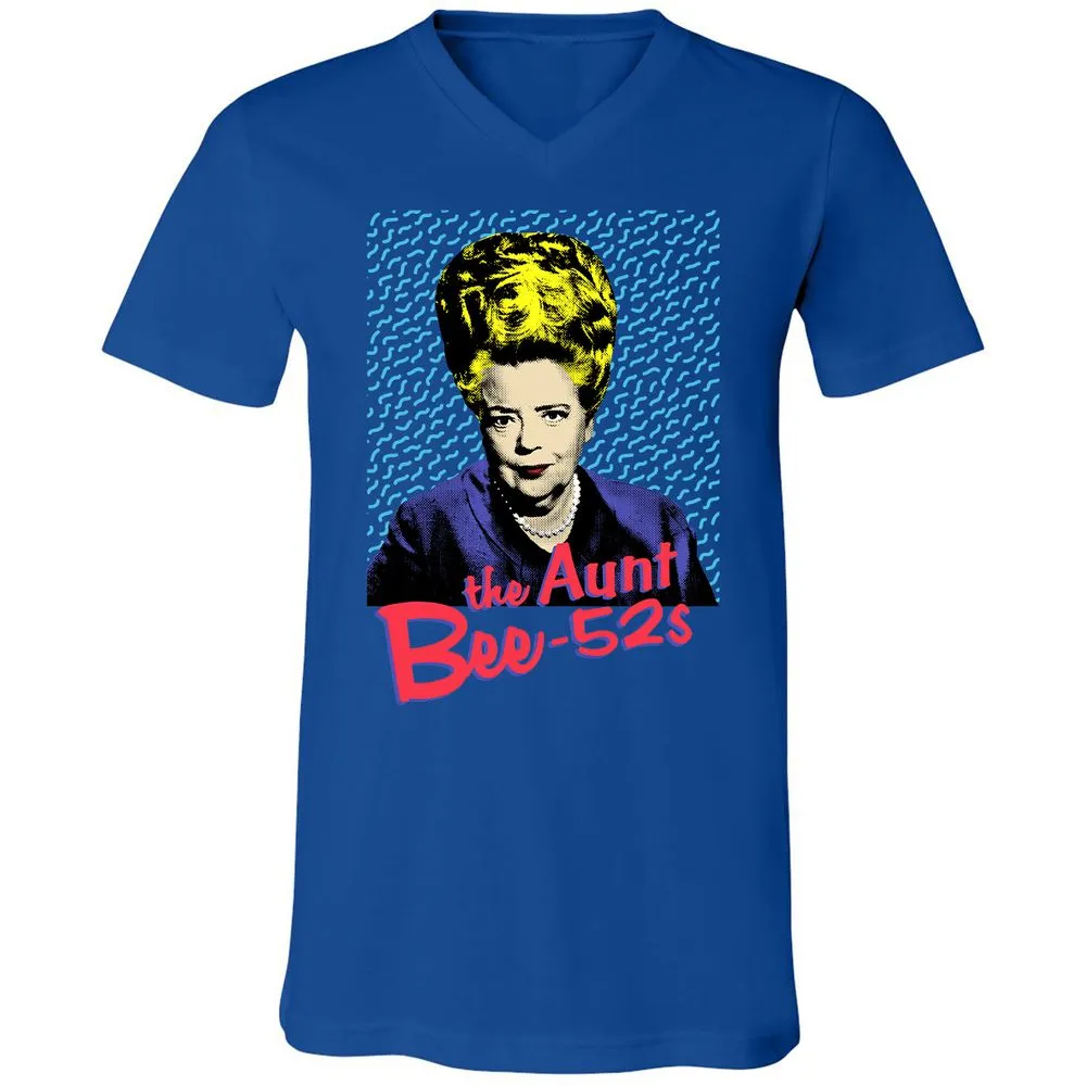 Unisex V-Neck T-Shirt - EGYY3W8Q - True Royal - 4