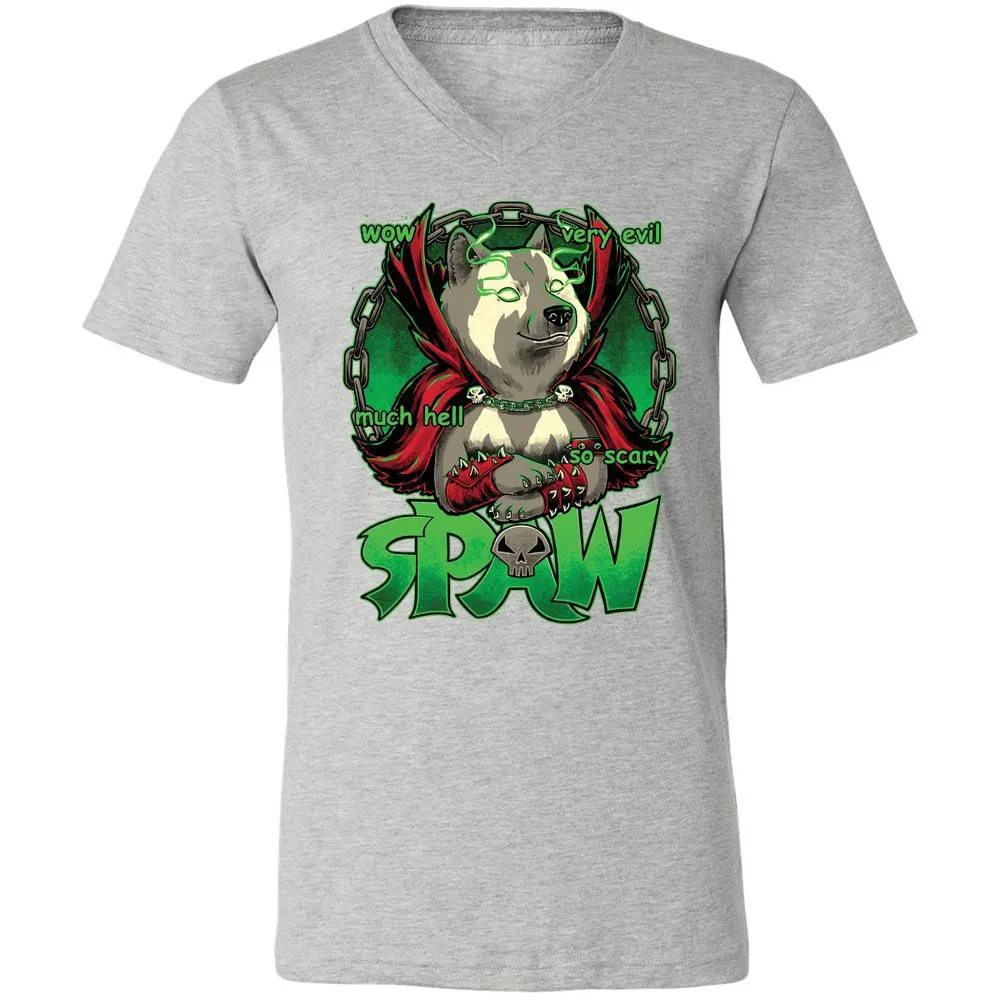 Unisex V-Neck T-Shirt - 4B9BSMXV - Athletic Heather - 7