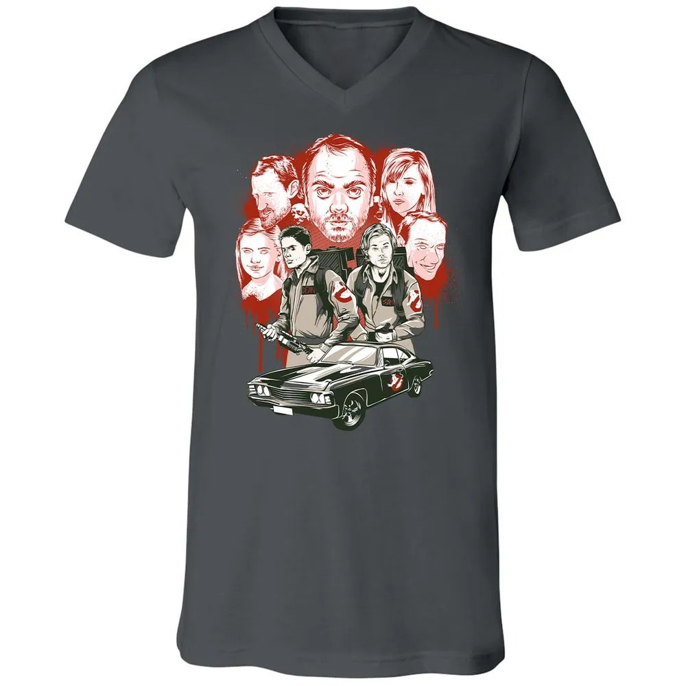 Unisex V-Neck T-Shirt - JN6VNUJB - Asphalt - 12