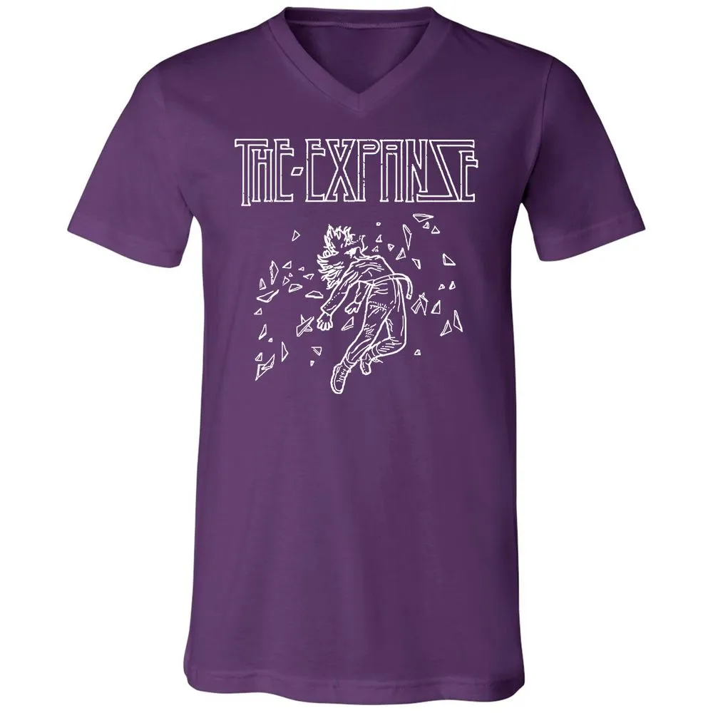 Unisex V-Neck T-Shirt - A3JCYVTW - Team Purple - 9