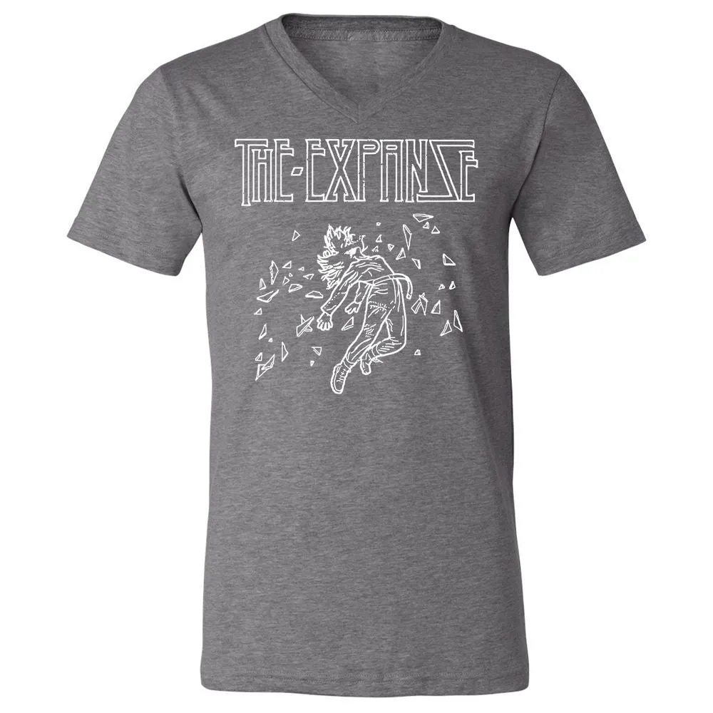 Unisex V-Neck T-Shirt - A3JCYVTW - Deep Heather - 13