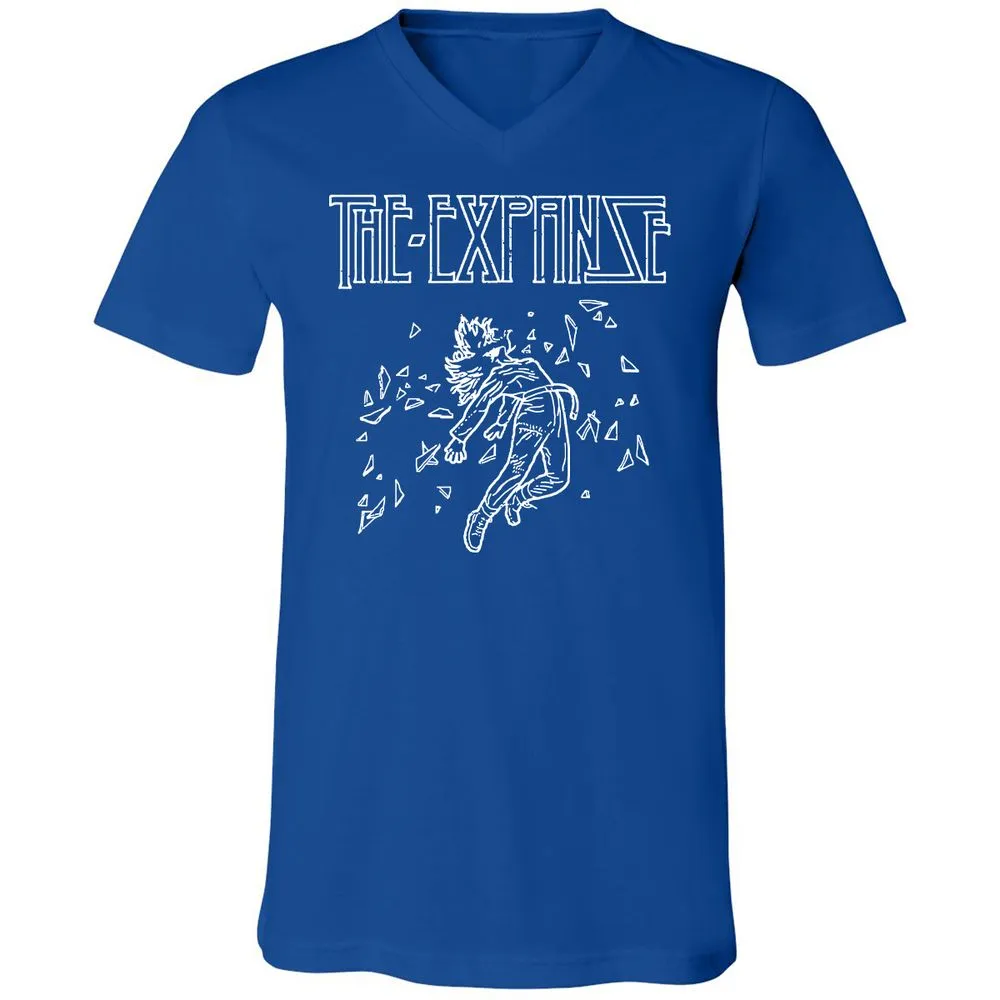 Unisex V-Neck T-Shirt - A3JCYVTW - True Royal - 4