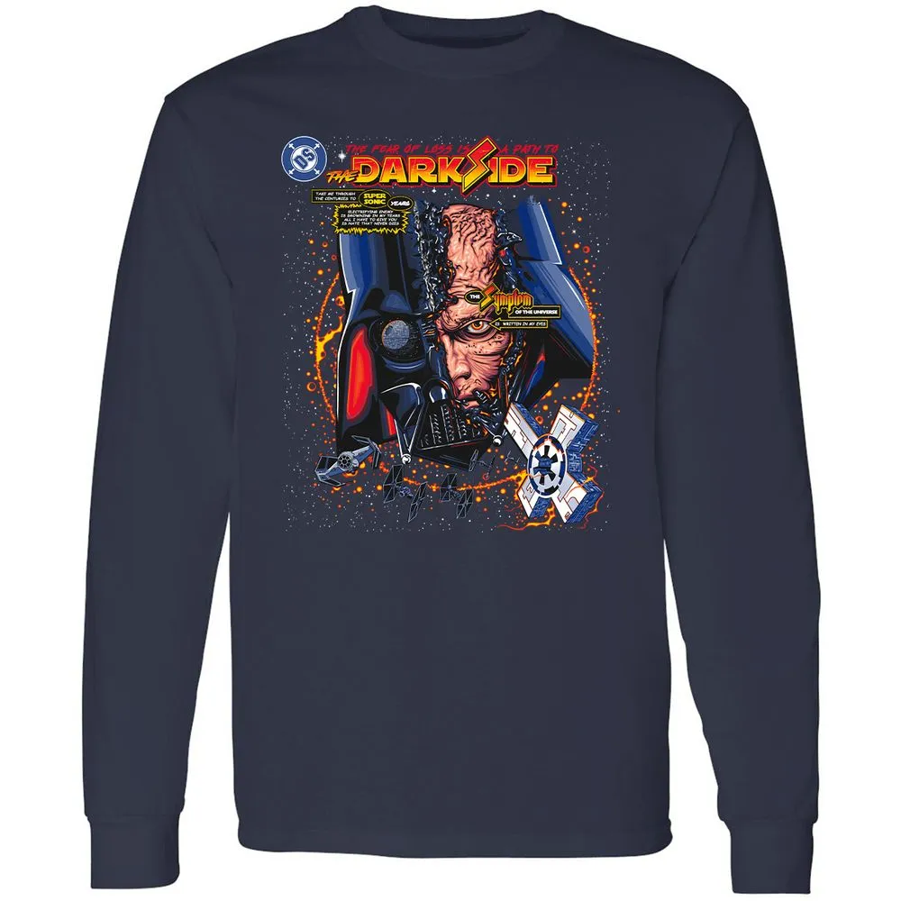 Long Sleeve T-Shirt - 5TNUXP7H - Navy - 2