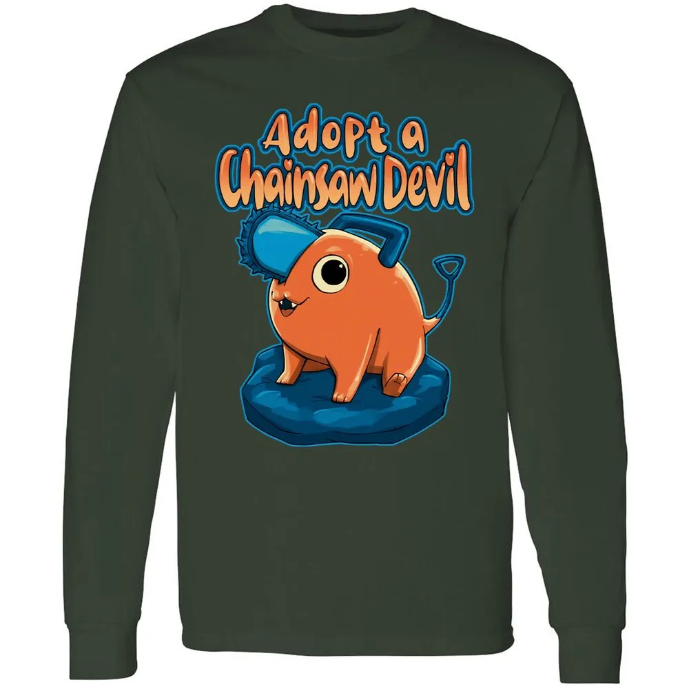 Long Sleeve T-Shirt - EW5YDDML - Forest Green - 4