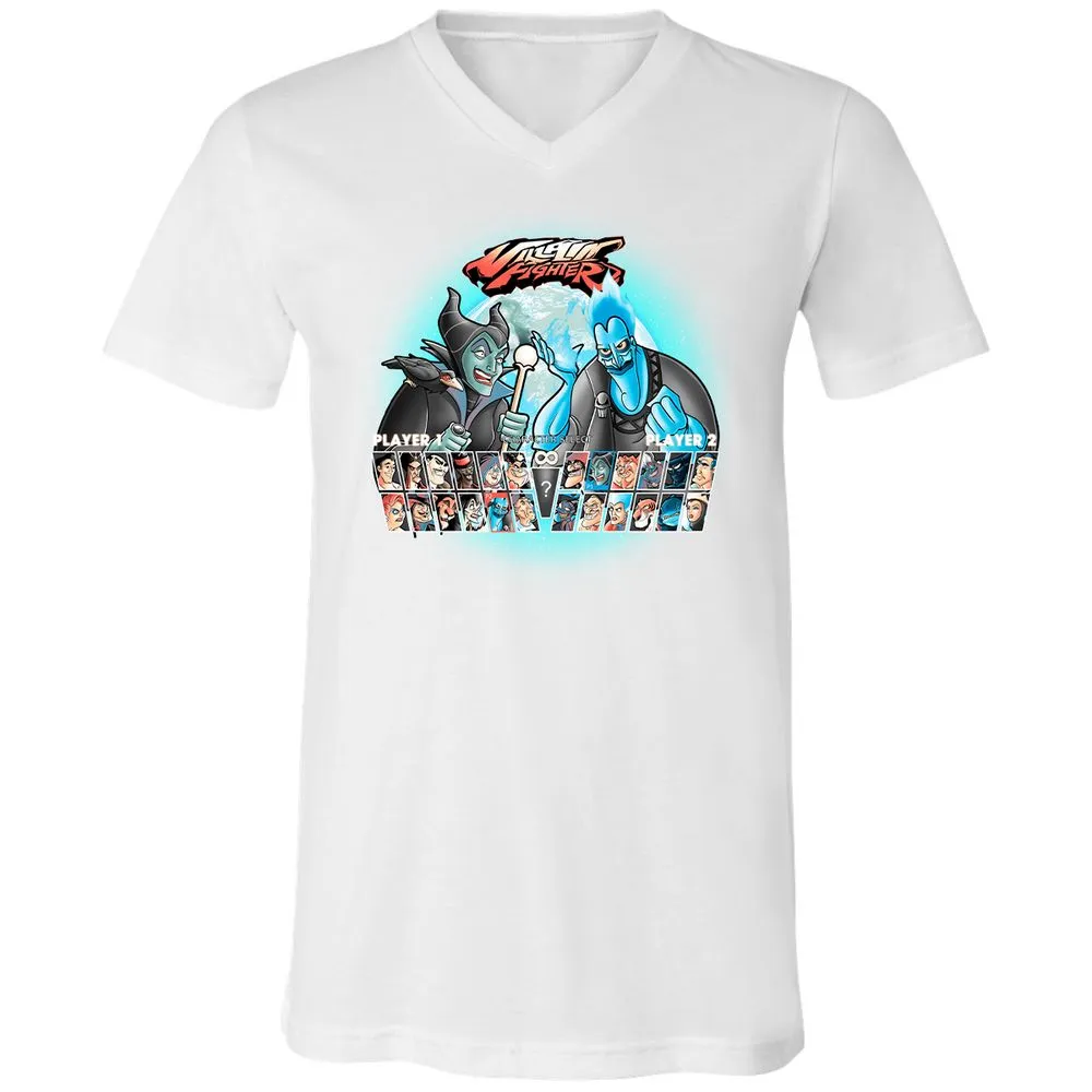 Unisex V-Neck T-Shirt - 8XSZQCSQ - White - 5