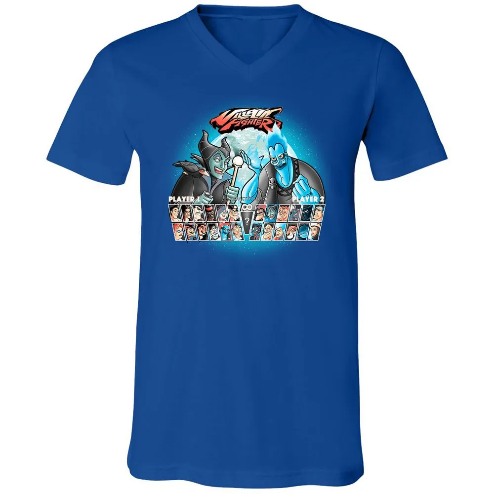 Unisex V-Neck T-Shirt - 8XSZQCSQ - True Royal - 4