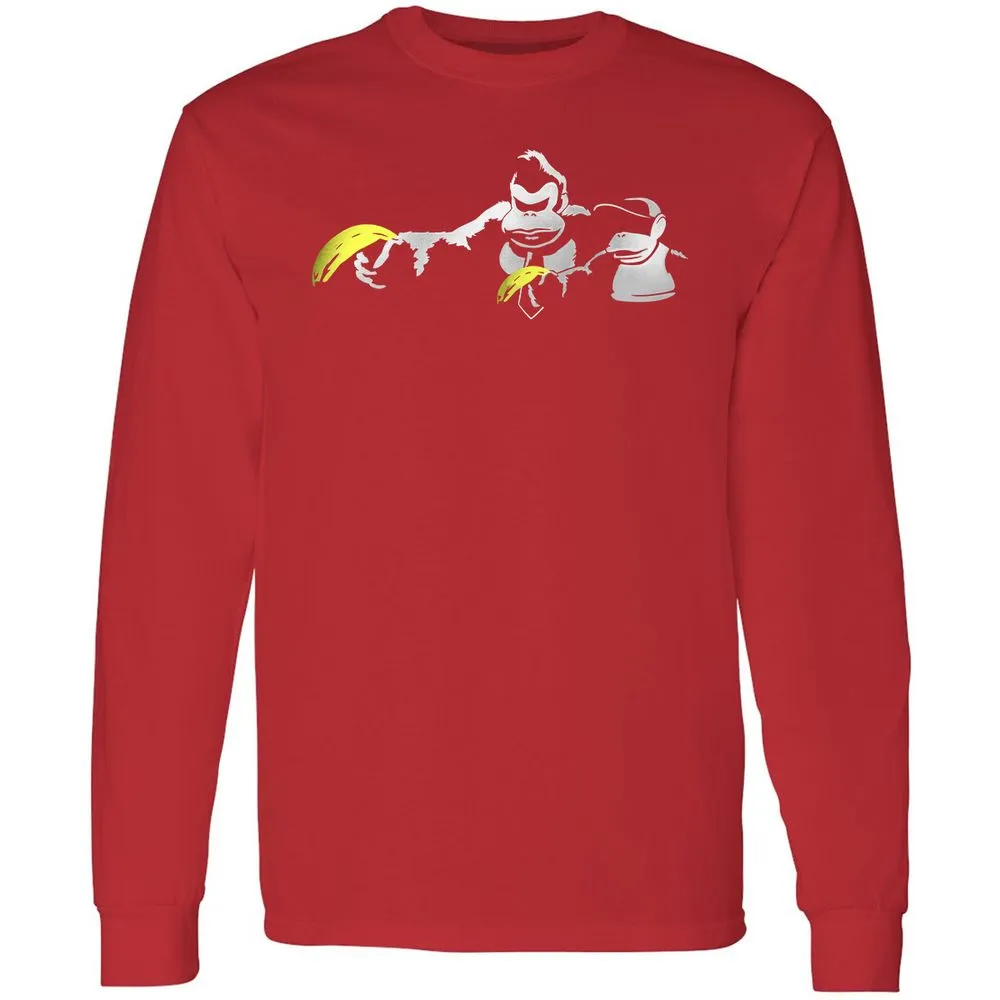 Long Sleeve T-Shirt - 7ZB3SP3F - Red - 14