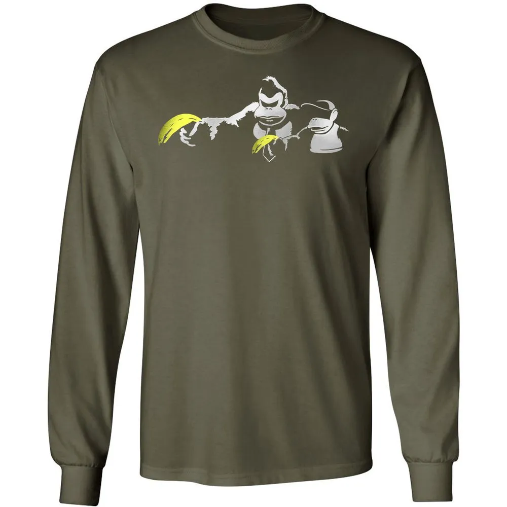 Long Sleeve T-Shirt - 7ZB3SP3F - Military Green - 16