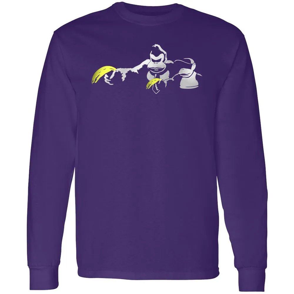 Long Sleeve T-Shirt - 7ZB3SP3F - Purple - 13