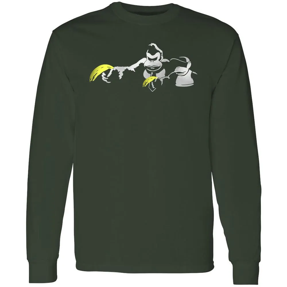 Long Sleeve T-Shirt - 7ZB3SP3F - Forest Green - 4