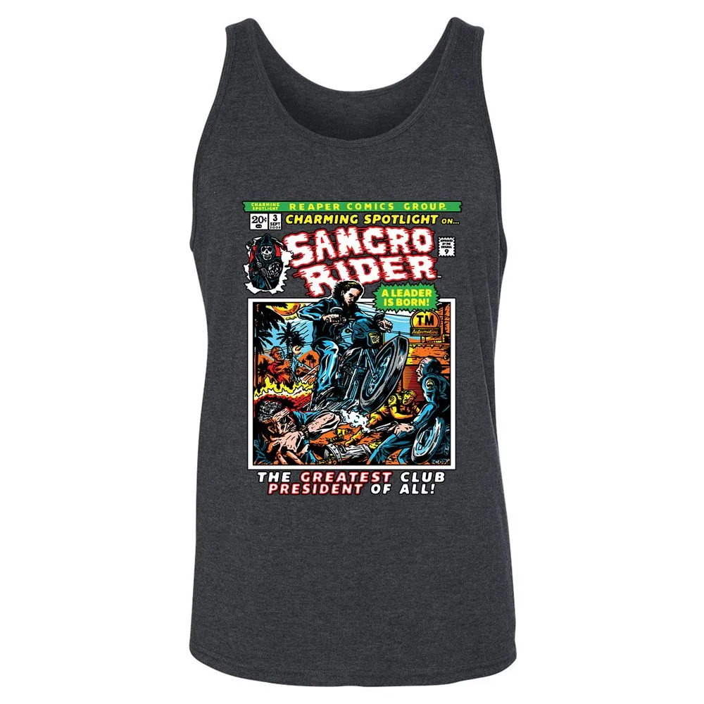 Unisex Jersey Tank - QPS9S1WF - Dark Grey Heather - 6