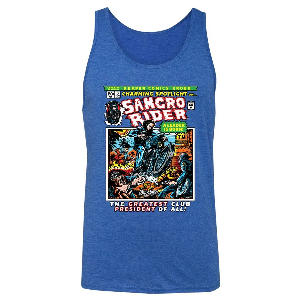 Unisex Jersey Tank - QPS9S1WF - True Royal Triblend - 12