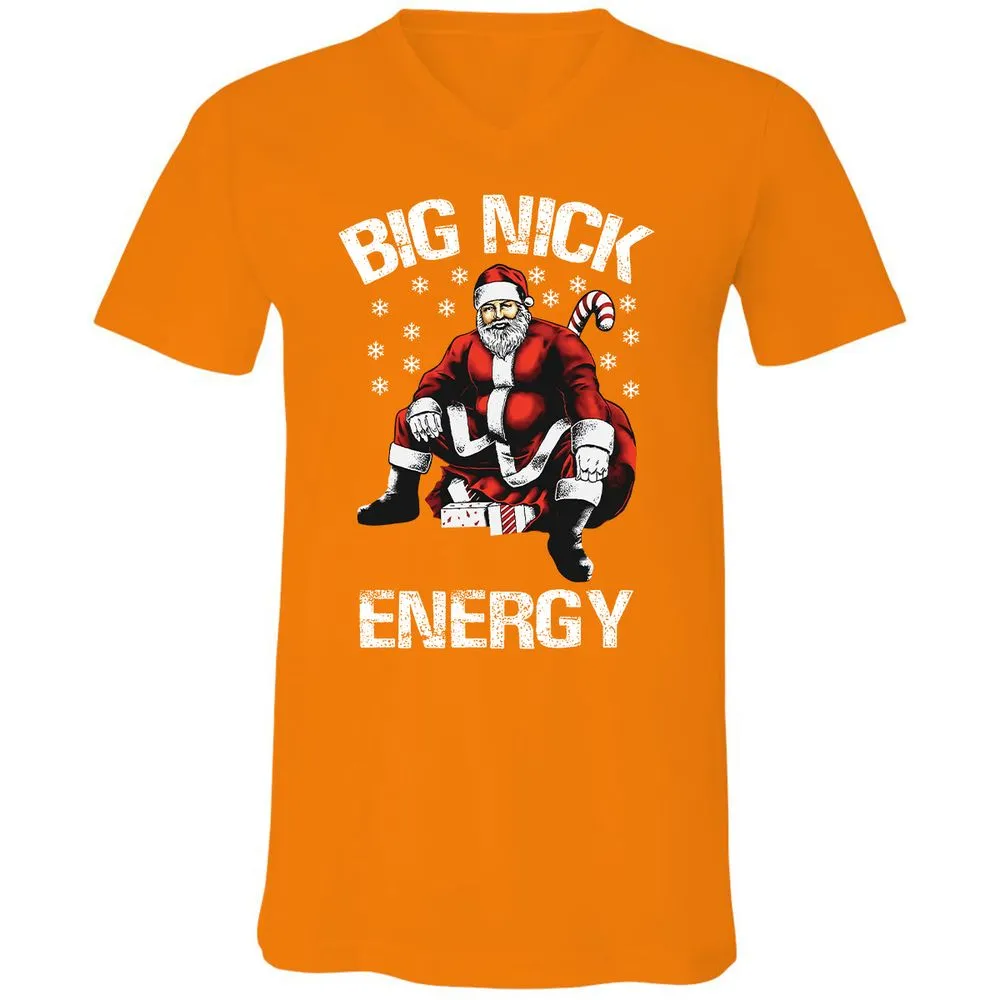Unisex V-Neck T-Shirt - MPV9RHAU - Orange - 11