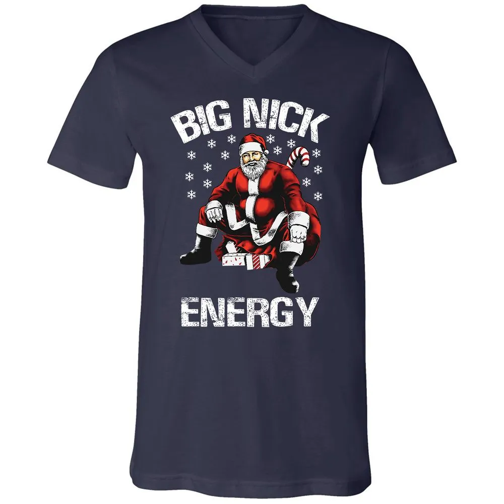 Unisex V-Neck T-Shirt - MPV9RHAU - Navy - 2