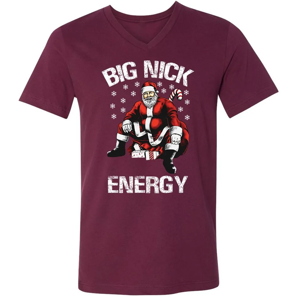 Unisex V-Neck T-Shirt - MPV9RHAU - Maroon - 6