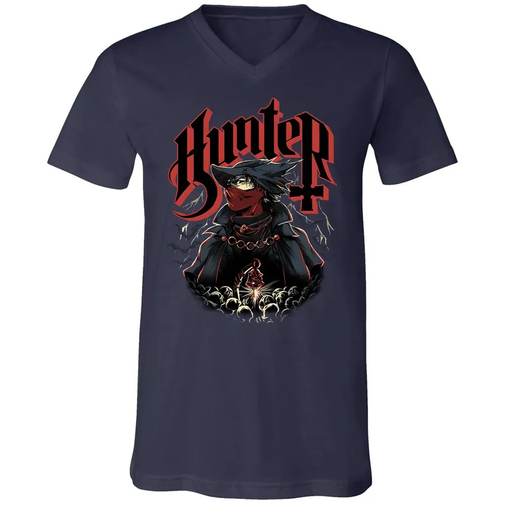 Unisex V-Neck T-Shirt - 88RY3SXU - Navy - 2