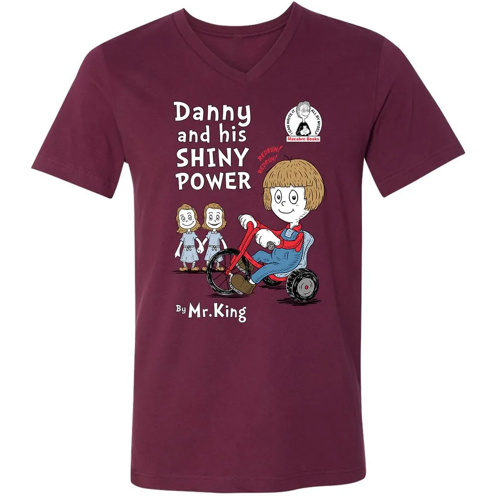 Unisex V-Neck T-Shirt - UXAYNK9B - Maroon - 6