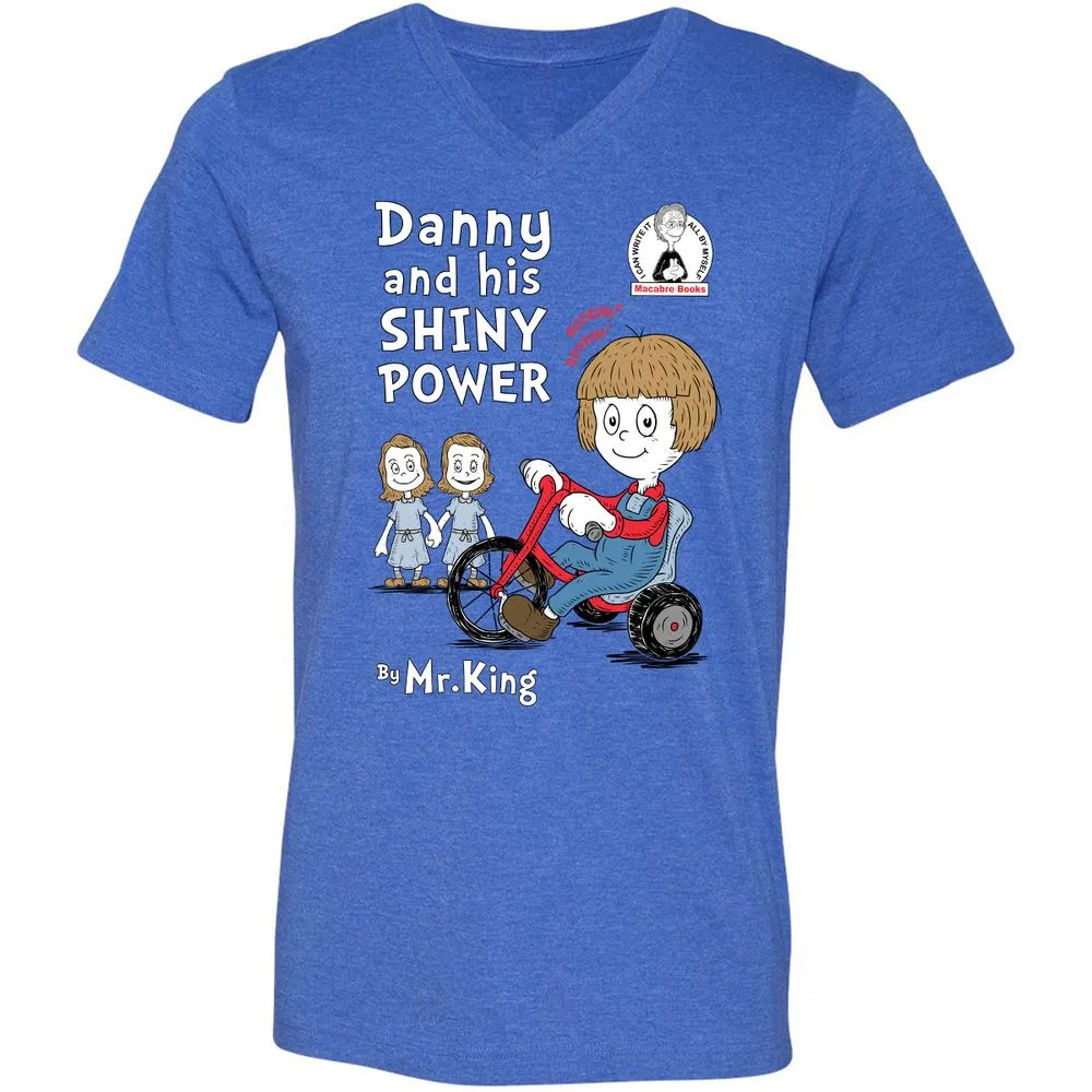 Unisex V-Neck T-Shirt - UXAYNK9B - Heather True Royal - 14