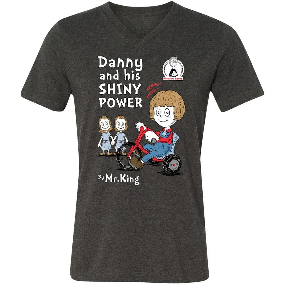 Unisex V-Neck T-Shirt - UXAYNK9B - Dark Grey Heather - 8