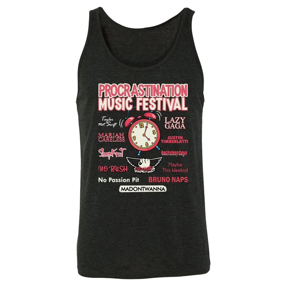 Unisex Jersey Tank - GUVMA4SD - Charcoal Black Triblend - 5