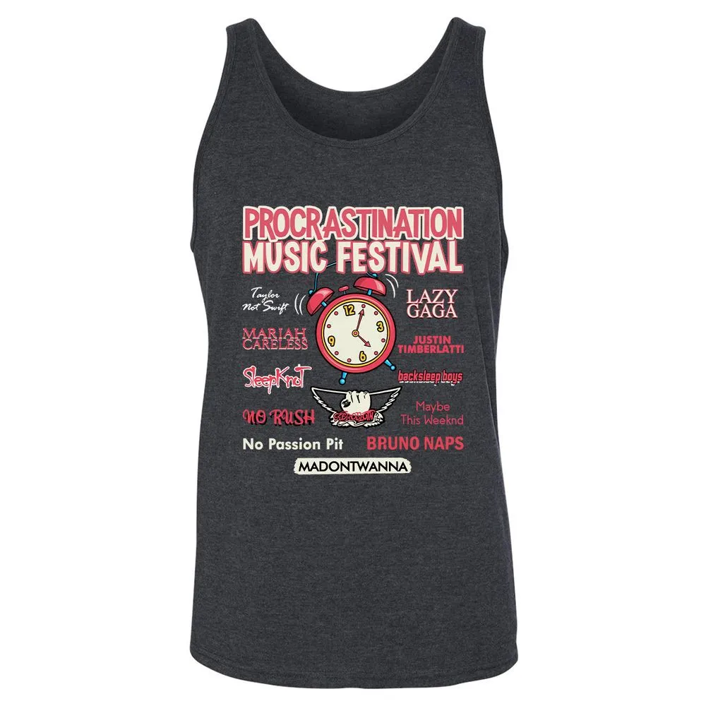 Unisex Jersey Tank - GUVMA4SD - Dark Grey Heather - 6