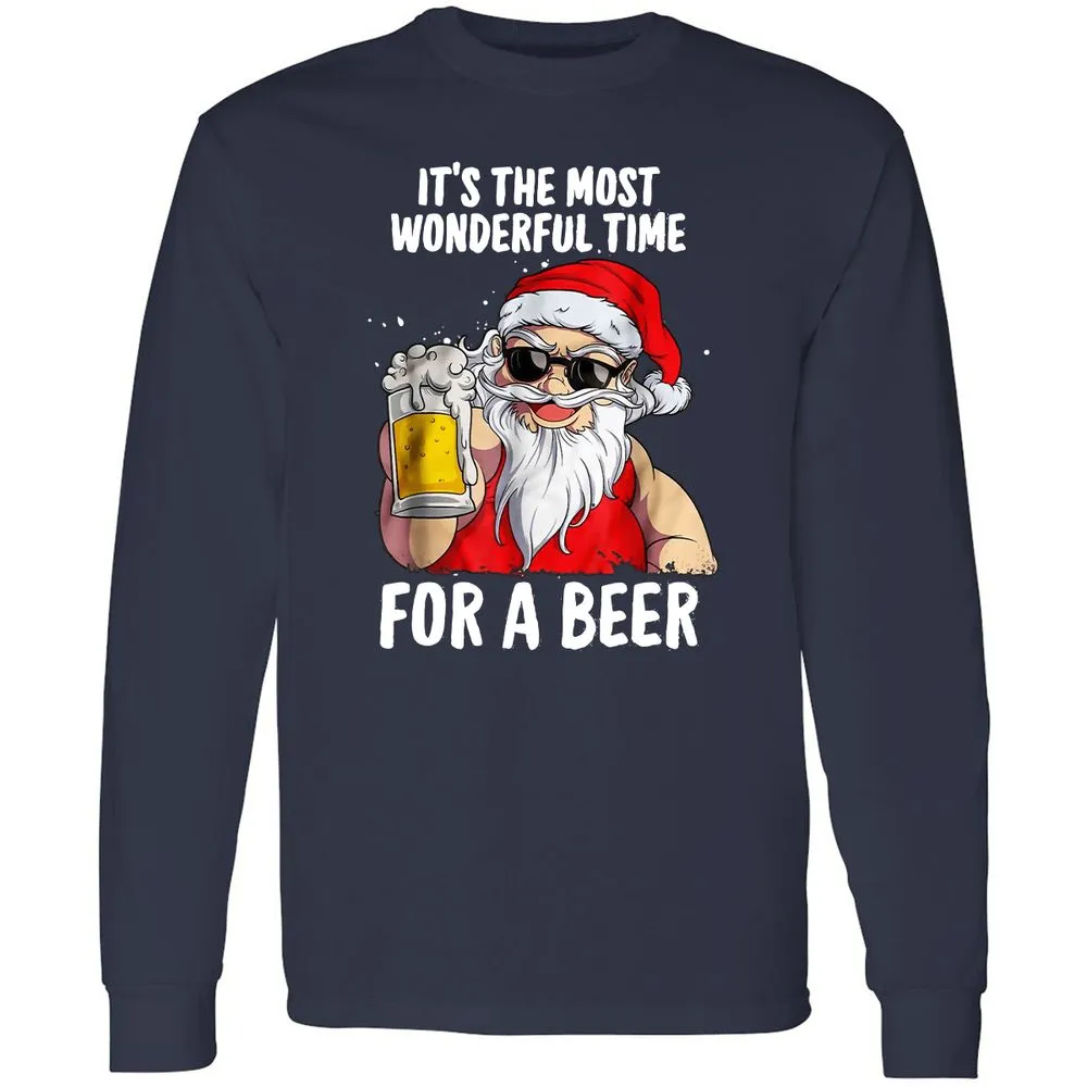 Long Sleeve T-Shirt - 7E317G4N - Navy - 2