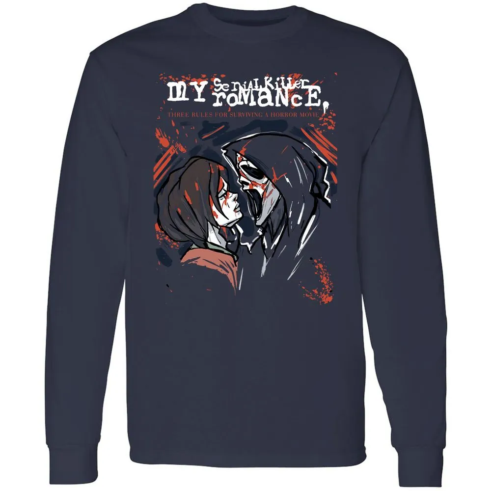 Long Sleeve T-Shirt - CK6ZTAJ7 - Navy - 2