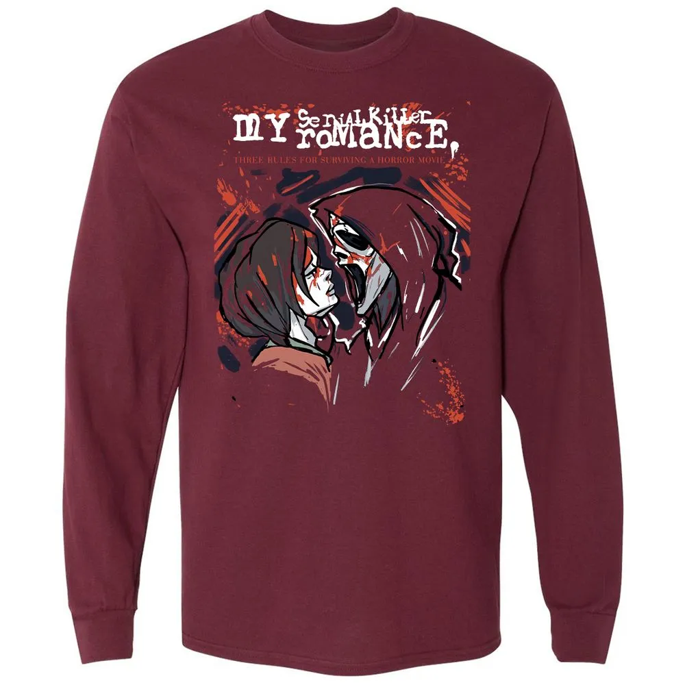 Long Sleeve T-Shirt - CK6ZTAJ7 - Maroon - 11